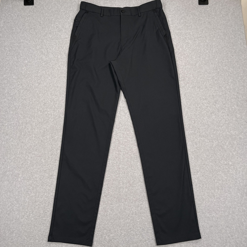 Jack Archer Pants Mens 33x34 (32x32.5) Space Black Jetsetter Commuter Tech Chino
